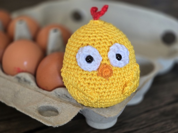 Kostenlose Häkelanleitung für ein Küken