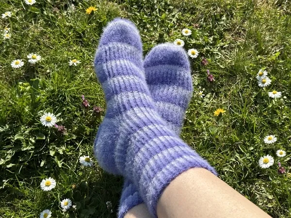 Kuschelweiche Flauschsocken stricken