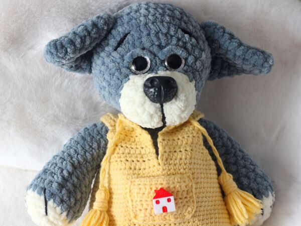 Free Crochet Pattern for Wolfie