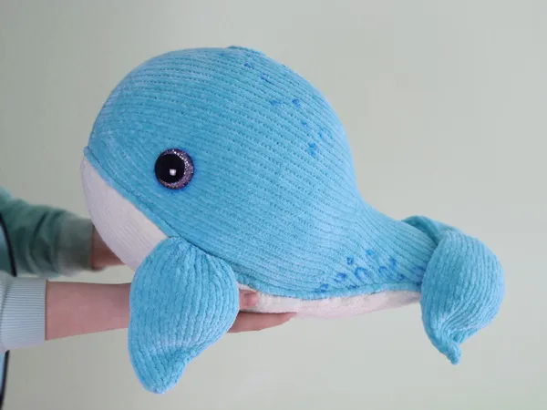 Der Wal – ein weicher Kuschelfreund.