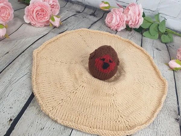 Kostenlose Strickanleitung für ein Robin Schmusetuch