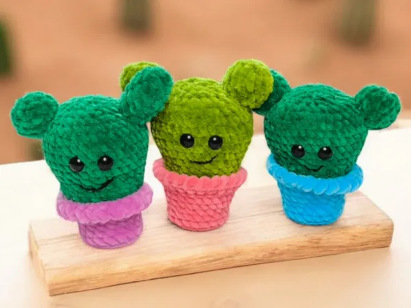 Gratis Häkelanleitung: Mini-Kaktus