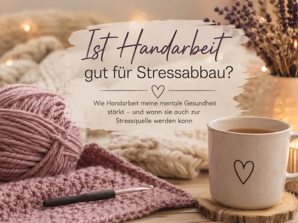 Maschen statt Gedankenkarussell – warum Handarbeit mir beim Stressabbau hilft