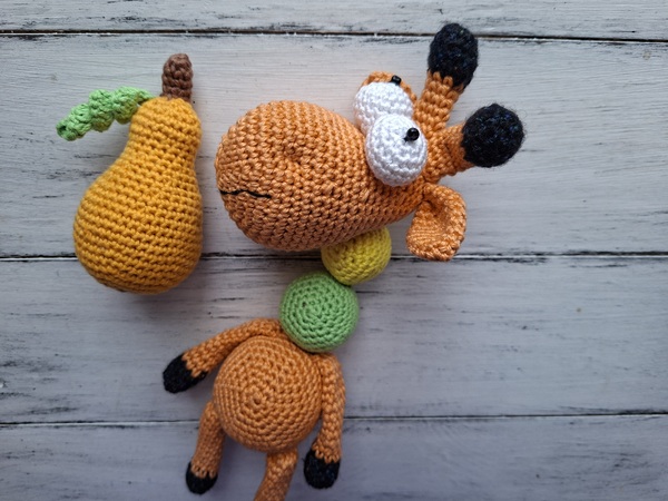 Giraffe Free Crochet Pattern