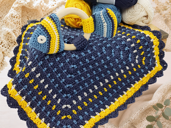 #FreeStitches: Crochet a Baby Lovey with a Little Fish – Free Pattern & the Story Behind It