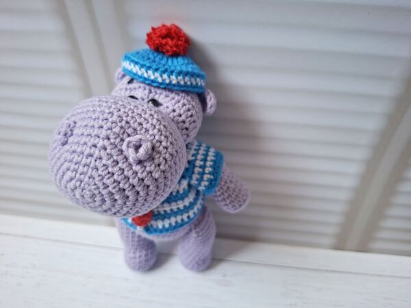 Crochet Hippo Free Pattern