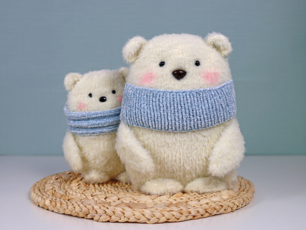 Eisbären stricken