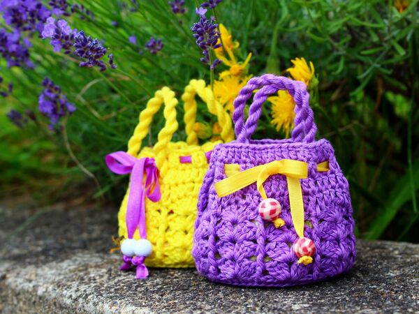 Kostenlose Anleitung für Puppen Häkeltasche