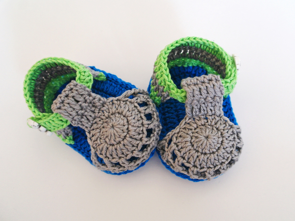 Crochet Pattern for Baby Shoes (Boys & Girls)