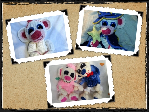 Liebhab Bär und Familie