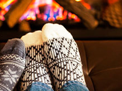 Socken + Hausschuhe + Ballerinas: bleibe gesund!