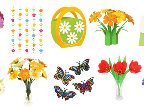 Basteln im Frühling