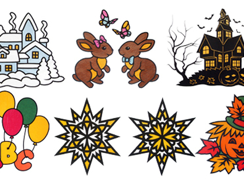 Fensterdekoration basteln