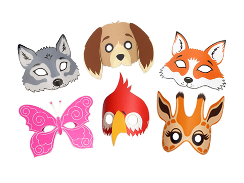 Masken und Kronen basteln