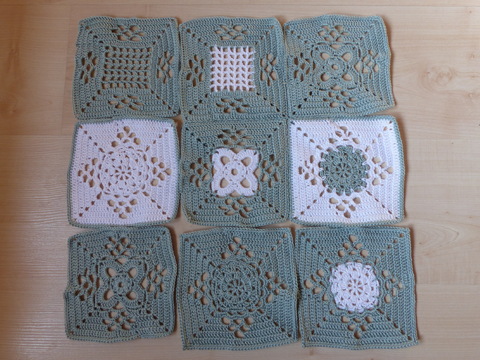 Granny - Muster-Mix-Decke