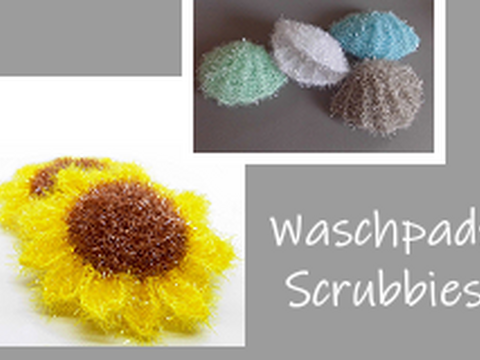 Häkelanleitungen Waschpads / Crochet patterns for face scrubbies