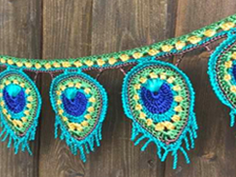 Petra Perle....Anleitungen mit Pfauenaugen...ein Traum in Blautönen