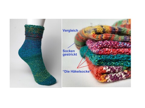 Socken häkeln