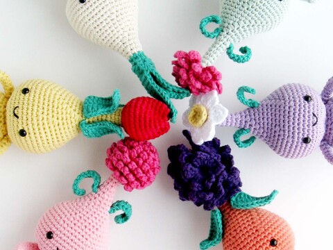 Amigurumi Flower Bulbs