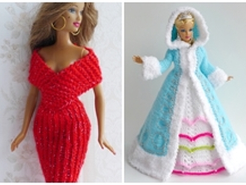 Gestrickte Puppenkleidung