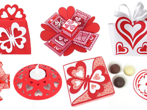 Basteln für Valentinstag und Muttertag