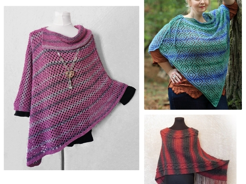 Strickponchos