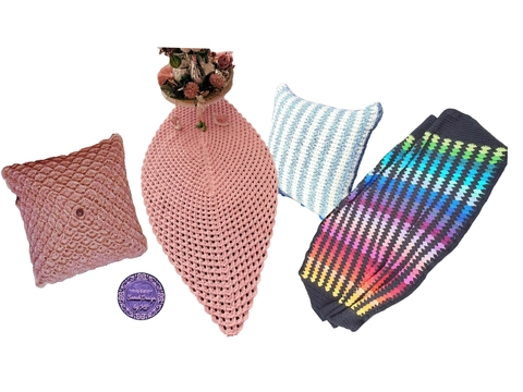 Homedeko - Tischläufer, Decke und Kissen