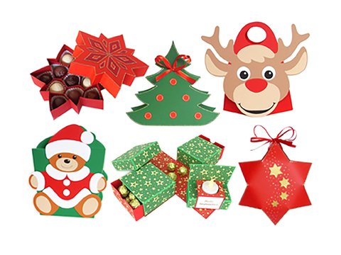 Weihnachtliche Geschenkverpackung basteln