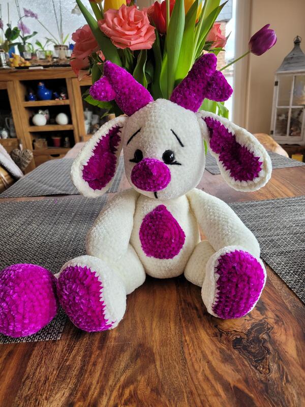 Häkelanleitung / Amigurumi / Jackalope