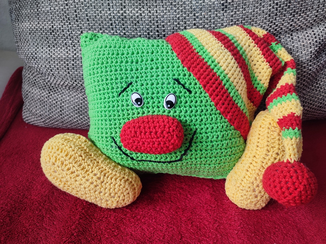 Häkelanleitung / Amigurumi / Knuddelkissen