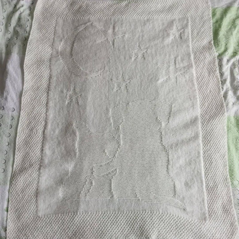 Knitting pattern baby / children&#039;s blanket &quot;Dream Night II&quot; - easy