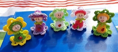 Gute Laune Anhänger Blumenkinder Frühling 2 Größen