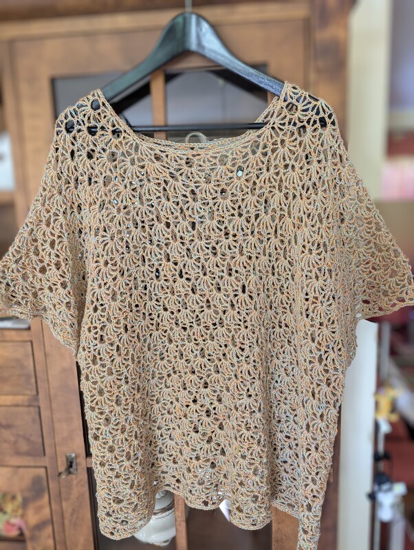 Shirt, Tunika "Blue Moon", RVO, alle Größen, häkeln