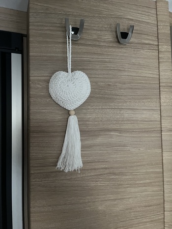 Das #Boho# Herz ist superschön geworden. Tolle einfache Anleitung.