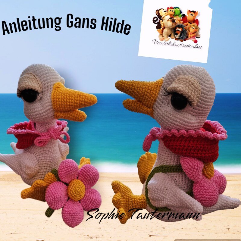 Crochet Pattern Goose Hilde