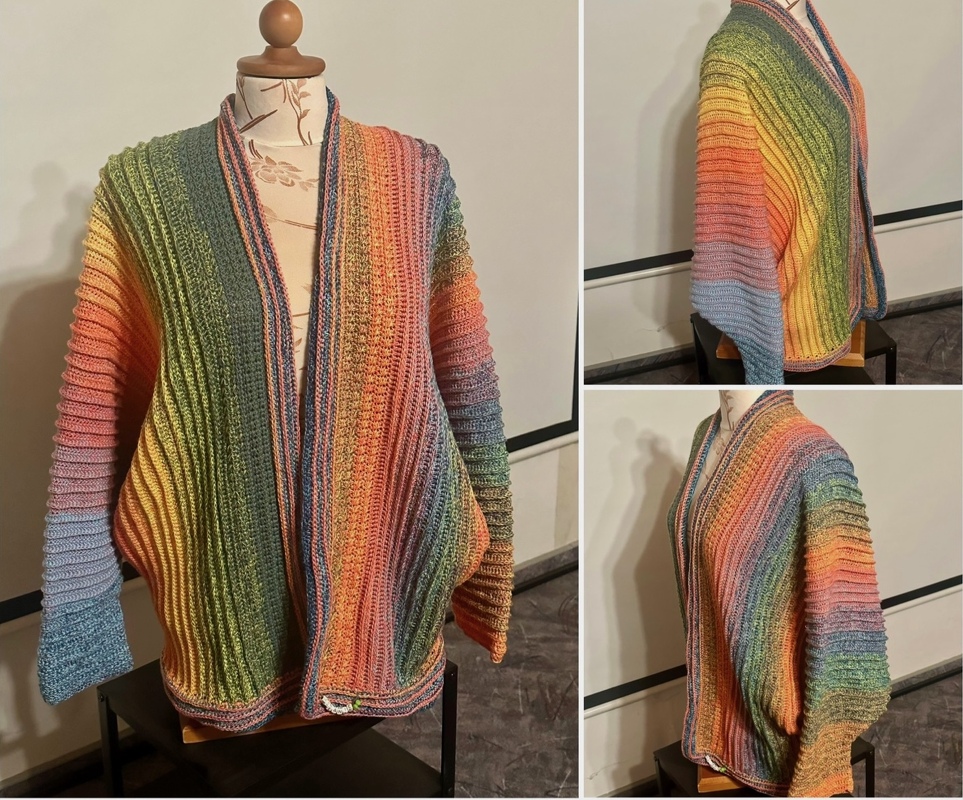 Fledermausjacke Farbenzauber