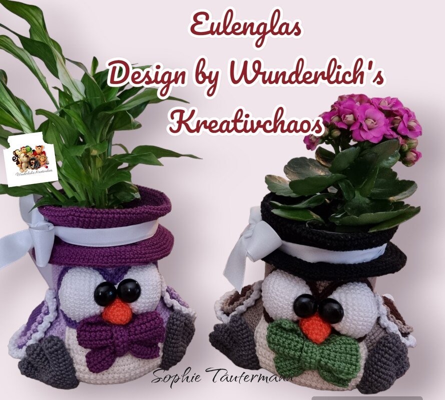 Crochet Pattern "The Owl glass"