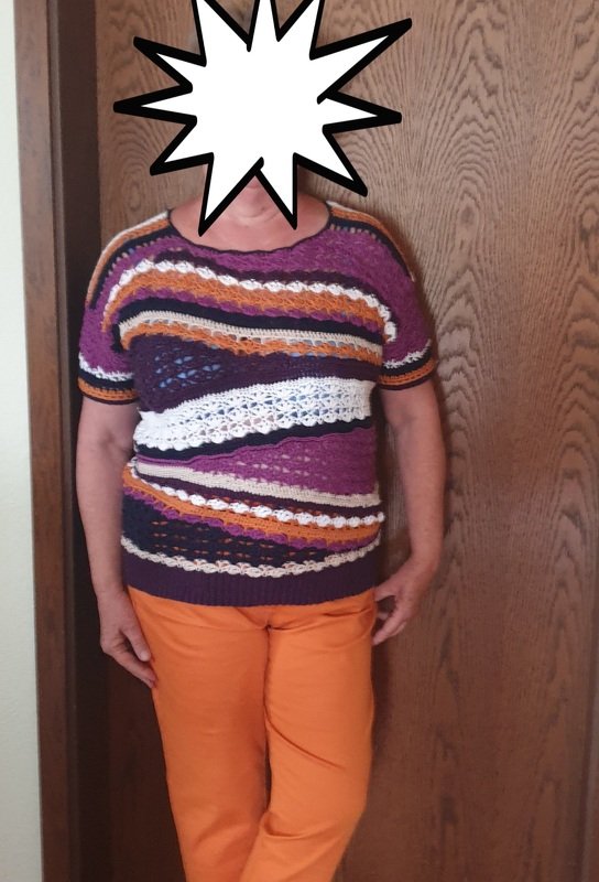 verkürzte Reihen häkeln - ein bunter Traum . Häkelanleitung