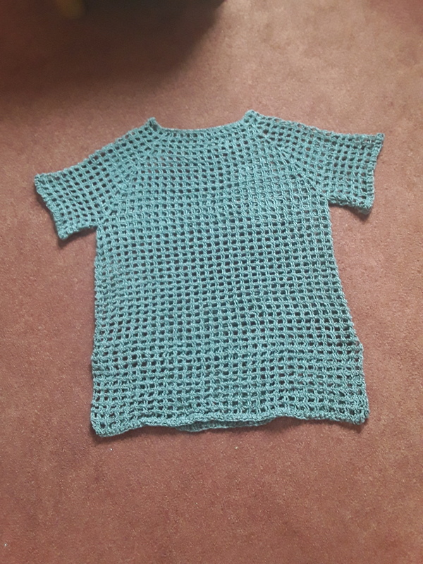 Top, Netzshirt, Sommerpulli „Square Dance“ - Häkelanleitung