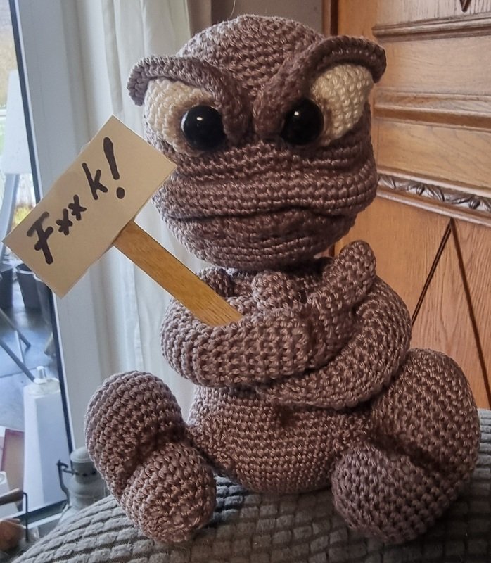 Crochet Pattern "Stoney" The Angry Stone