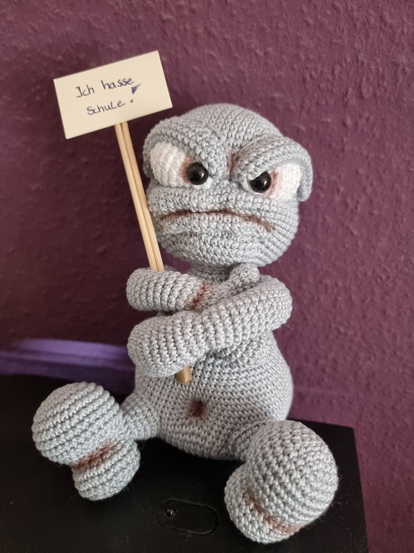Crochet Pattern "Stoney" The Angry Stone