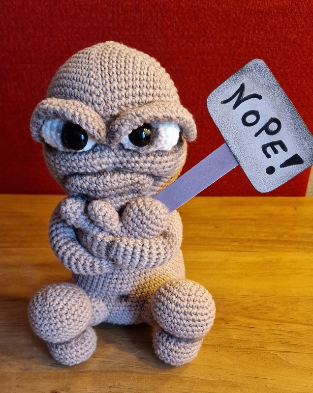 Crochet Pattern "Stoney" The Angry Stone