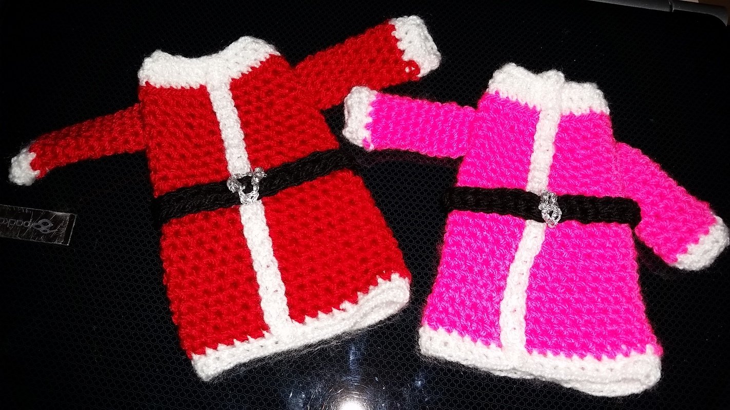 Bestecktasche / Serviettenring "Weihnachtsmann"