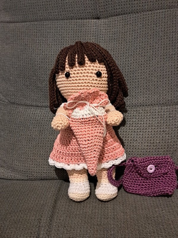 Häkelanleitung Schulanfänger Paula und Paul