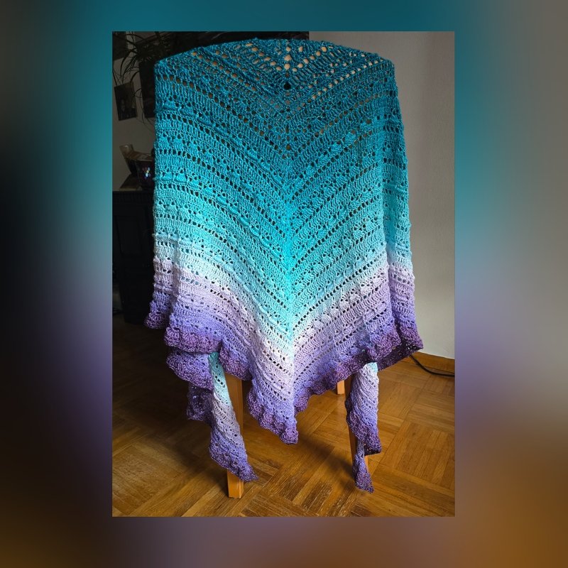 Häkelanleitung Tuch "Reichweite" - Größe beliebig