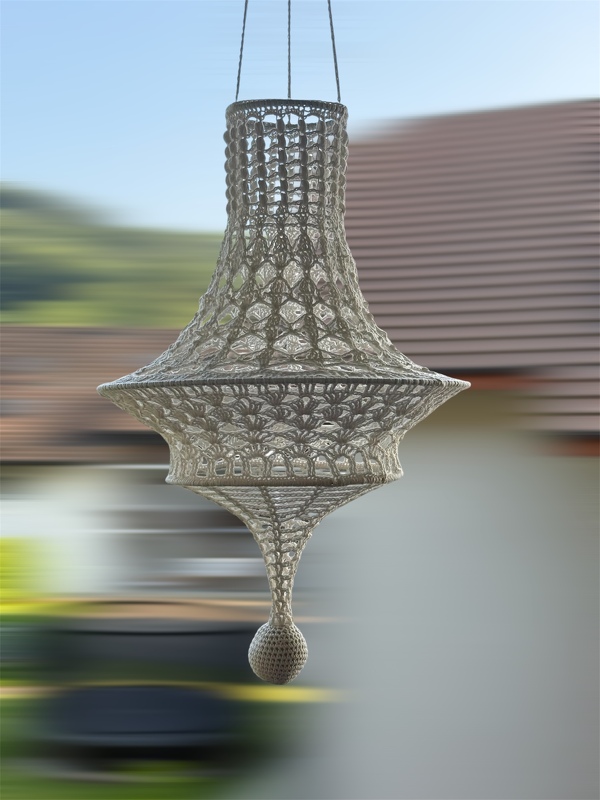 Häkelanleitung dekorativer Lampion