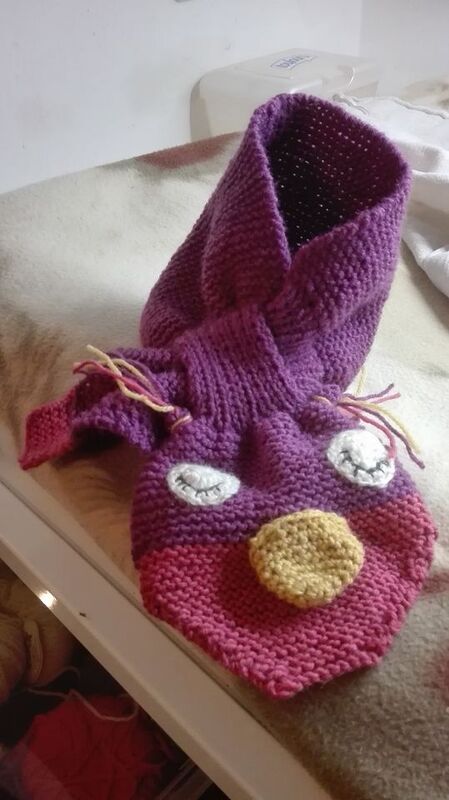 Schals mit Tiermotiven Strickanleitung Vers. 1