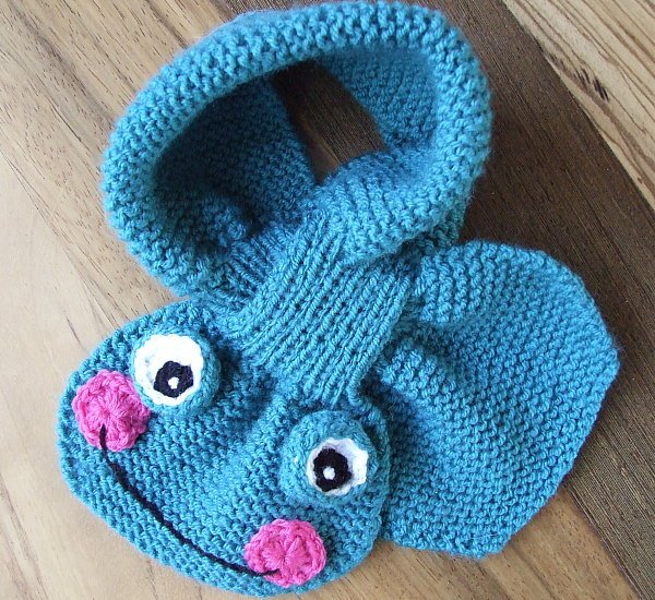 Schals mit Tiermotiven Strickanleitung Vers. 1