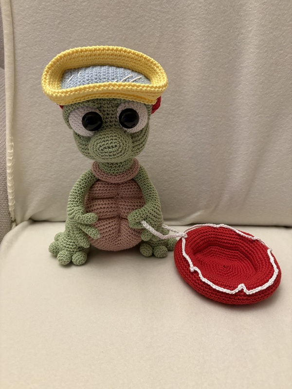 Häkelanleitung Schildkröte Fritzi "Der Bademeister"