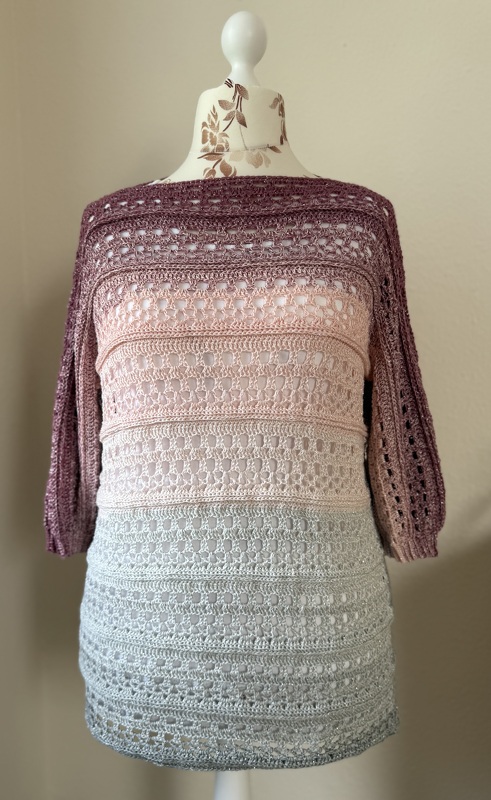 Häkelanleitung Pullover &quot;SHABBY CHIC&quot;